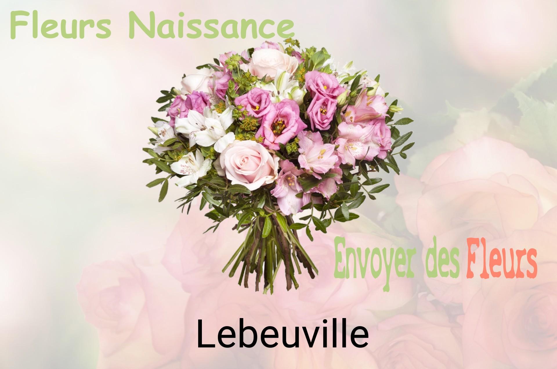 Bouquet de fleurs de naissance livré à Lebeuville